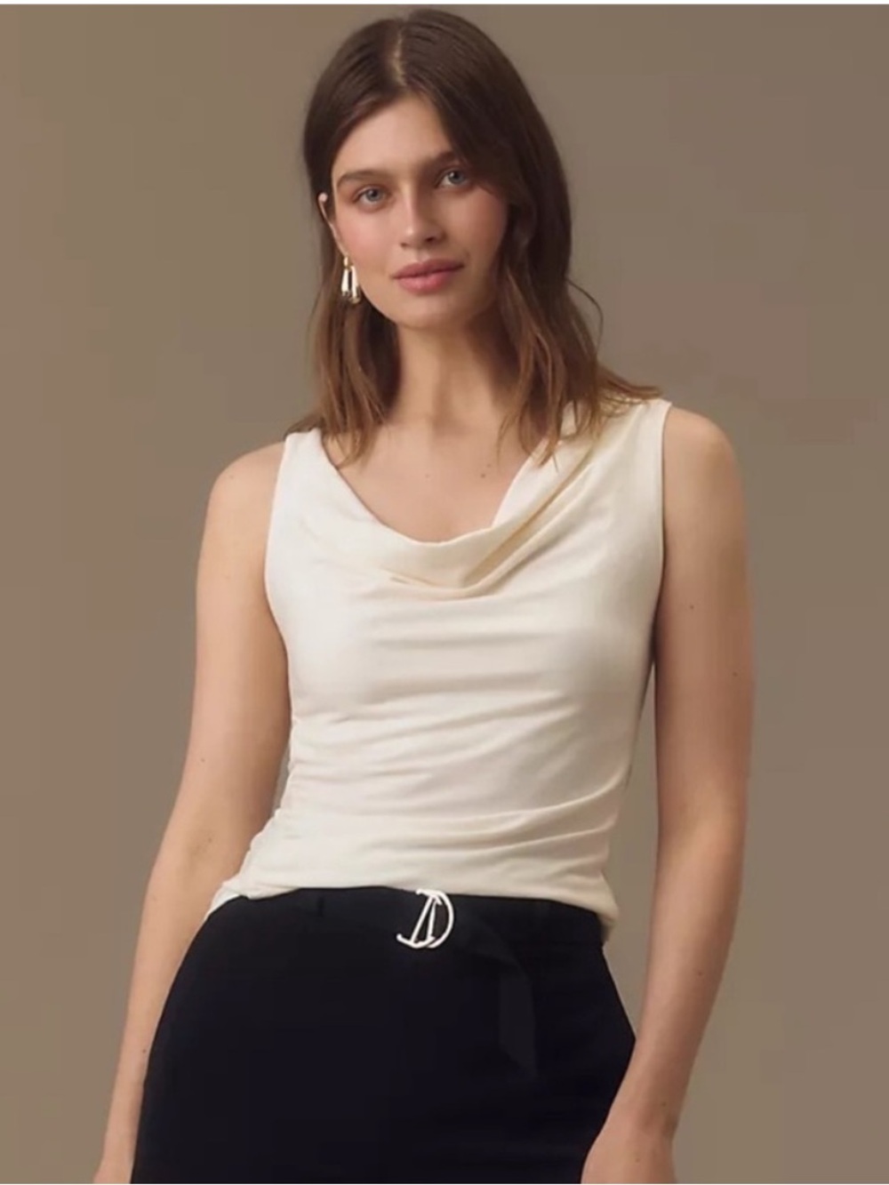 Reformation Darla Knit Top in Fior Di Latte